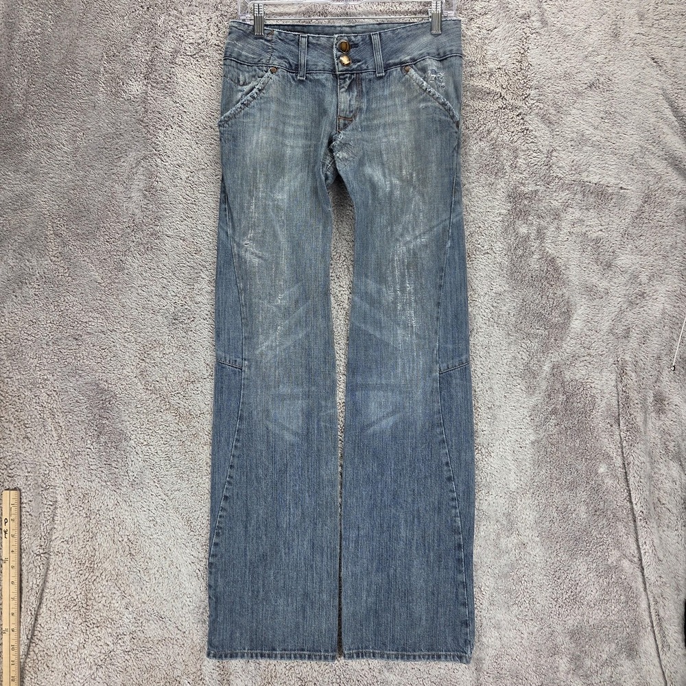 Vintage Levis Engineered Jeans Womens 30x34 Blue Twisted Zip Fly Medium Wash